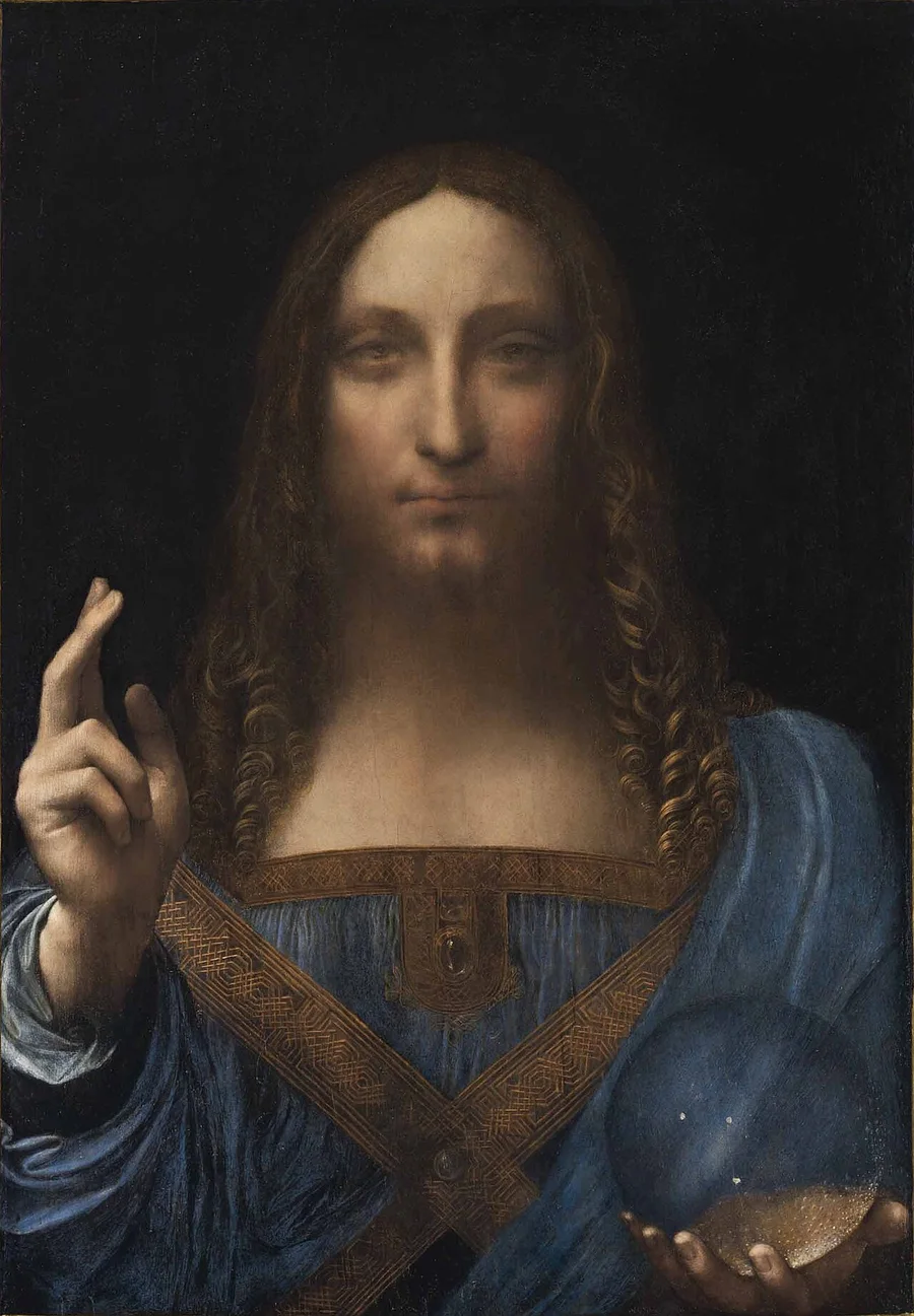 Leonardo da Vinci'ye atfedilen Salvator Mundi tablosu